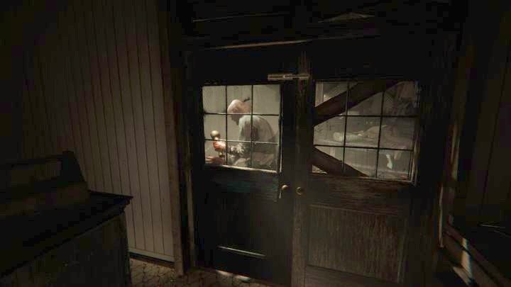 Biegnij przed siebie, wyjdź z budynku i przebiegnij do budynku na wprost - Kaplica | Opis przejścia Outlast 2 - Outlast 2 - poradnik do gry