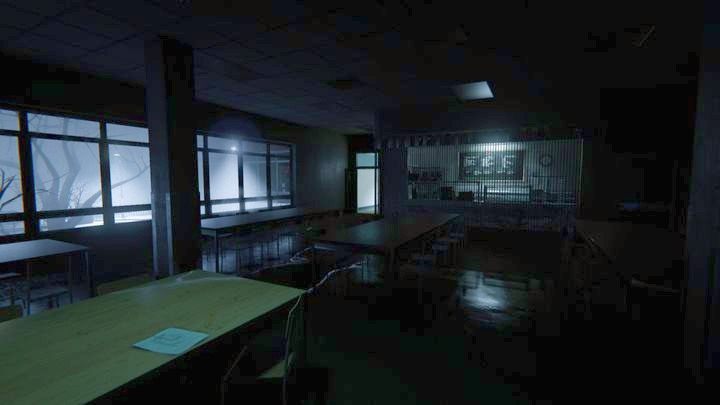 Okaże się, że jesteś na szkolnej stołówce - Wołanie o pomoc | Opis przejścia Outlast 2 - Outlast 2 - poradnik do gry