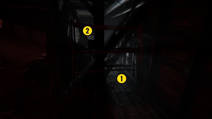 Po zapoznaniu się z notatką musisz wrócić do widocznego na obrazku miejsca - Wniebowstąpienie | Księga Sędziów | Opis przejścia Outlast 2 - Outlast 2 - poradnik do gry