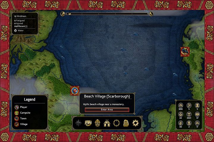 Mapa świata. - Eksploracja mapy świata i obozowanie | Expeditions Viking - Expeditions: Viking - poradnik do gry