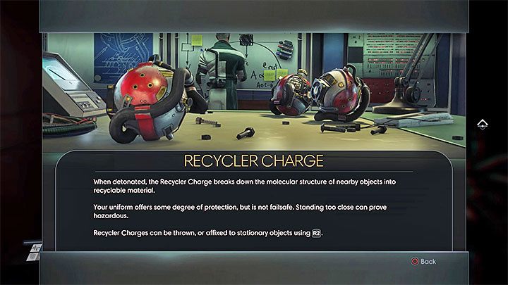 Zdobyciem tego osiągnięcia możesz zająć się w dowolnym momencie po pozyskaniu jednego z ładunków recycklingowych (Recycler Charge - powyższy obrazek) - Zredukuj, zużyj, zutylizuj / Reduce, Reuse, Recycle | Osiągnięcia i trofea Prey - Prey - poradnik do gry