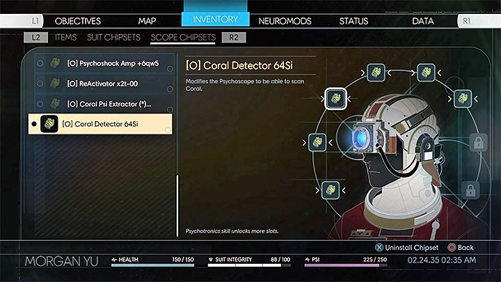 Podarowany przez Alexa układ psychoskopu (Coral Detector 64Si) leży na biurku (znajdziesz też na nim nowe neuromody) - Zanim dam ci klucz | Opis przejścia Prey - Prey - poradnik do gry