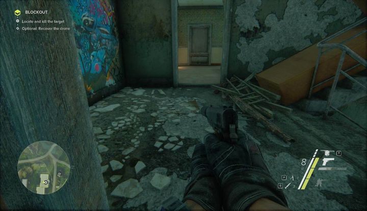 Po wejściu na wyższe piętro zastaniesz zablokowane schody - Blockout | Akt 1 | Opis przejścia Sniper Ghost Warrior 3 - Sniper: Ghost Warrior 3 - poradnik do gry