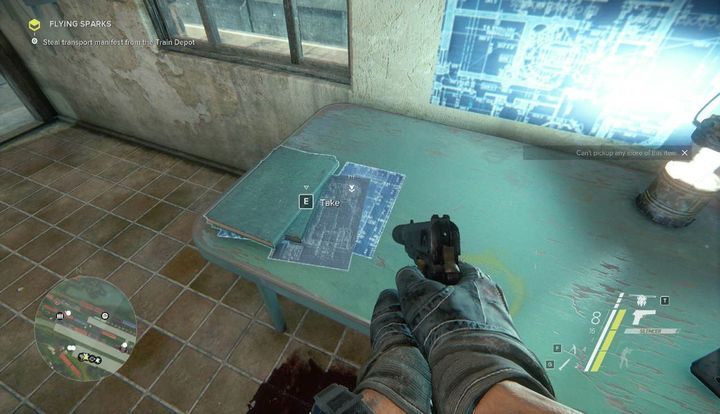 W budynku zastaniesz jednego wroga oraz leżący na stoliku manifest - Flying Sparks | Akt 1 | Opis przejścia Sniper Ghost Warrior 3 - Sniper: Ghost Warrior 3 - poradnik do gry