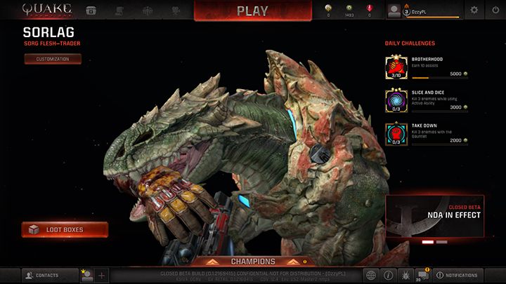 Sorlag - Bohaterowie | Podstawy rozgrywki | Quake Champions - Quake Champions - poradnik do gry