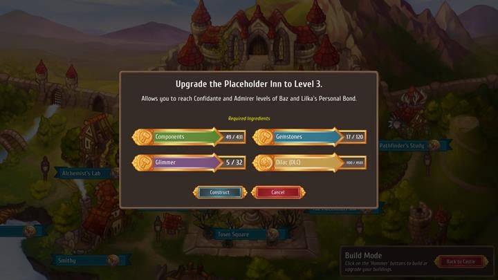Stawianie kolejnych budynków jest konieczne po to, by zdobywać wyższy poziom relacji z mieszkańcami. - Porady ogólne | Podstawy rozgrywki | Regalia Of Man And Monarchs - Regalia: Of Men And Monarchs - poradnik do gry