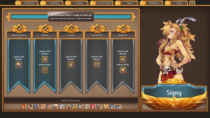 Signy posiada najpotężniejsze umiejętności do walki w grze - Z jakimi mieszkańcami budować relacje | Mieszkańcy miasta | Regalia - Regalia: Of Men And Monarchs - poradnik do gry