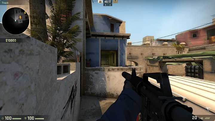 Widok na korytarz z perspektywy Gracza stojącego na beczce - Mirage | Mapy turniejowe | CS GO - CS GO - poradnik do gry