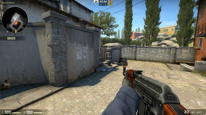 Kolejnym punktem wartym sprawdzenia jest obniżenie terenu za murkiem gdzie możesz spodziewać się potencjalnego przeciwnika - Inferno | Mapy turniejowe | CS GO - CS GO - poradnik do gry