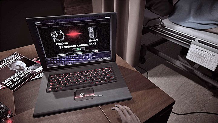 Wybierz laptopa żeby załadować drugie zakończenie - Finał - Grace | Red | Opis przejścia Get Even - Get Even - poradnik do gry