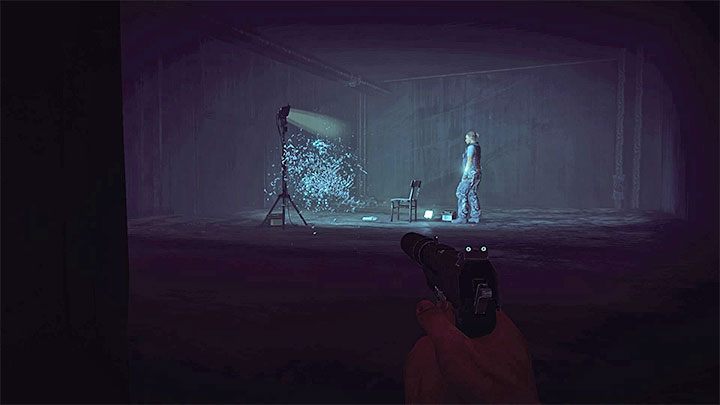 Ostatni przeciwnik stoi przy pustym krześle (powyższy obrazek) - Nienamierzalny | Osiągnięcia i trofea Get Even - Get Even - poradnik do gry