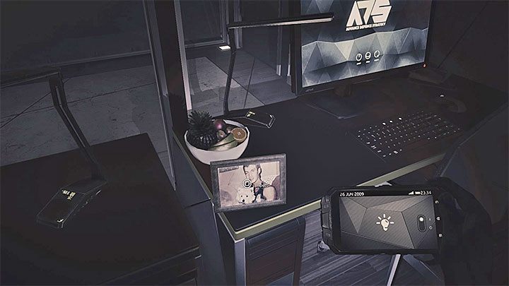 Trzecie zdjęcie - Jak rozwiązać zagadkę z zamkiem elektronicznym w siedzibie ADS? | Get Even - Get Even - poradnik do gry