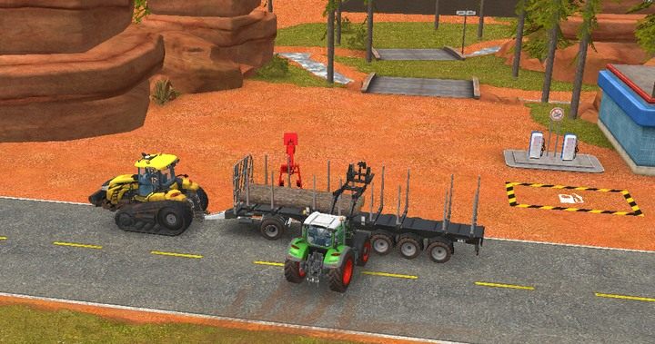 Załadunku możesz dokonać z użyciem ładowacza czołowego - Maszyny leśne w Farming Simulator 18 | Maszyny - Farming Simulator 18 - poradnik do gry