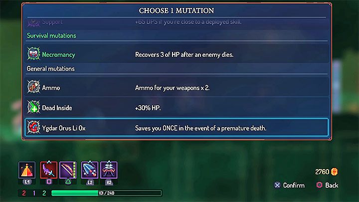 Dobranie odpowiednich mutacji to ważny element przygotowania solidnego buildu - Jak łatwo zbudować dobry build w Dead Cells? - Dead Cells - poradnik do gry