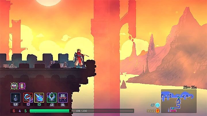 Ta taktyka jest wskazana jeśli nadal poznajesz grę lub jeśli zależy ci na szybszym dotarciu do późniejszych lokacji - Jak mniej ginąć w Dead Cells? - Dead Cells - poradnik do gry