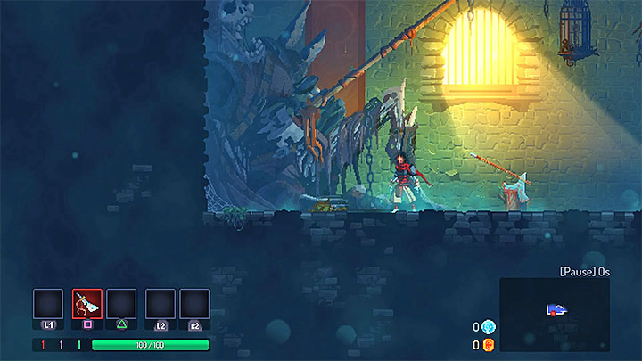 Jest to lokacja, w której rozpoczynasz grę i zawsze po śmierci będziesz do niej wracał - The Prisoners Quarters - poziom w Dead Cells - Dead Cells - poradnik do gry