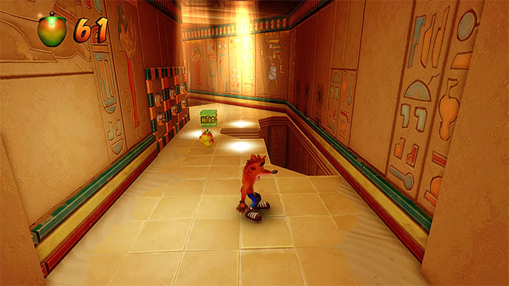 Omiń po drodze nowy sarkofag z mumią i podążaj dalej liniową ścieżką - Sphynxinator | Crash Bandicoot 3 | Opis przejścia | Crash N. Sane Trilogy - Crash Bandicoot N. Sane Trilogy - poradnik do gry