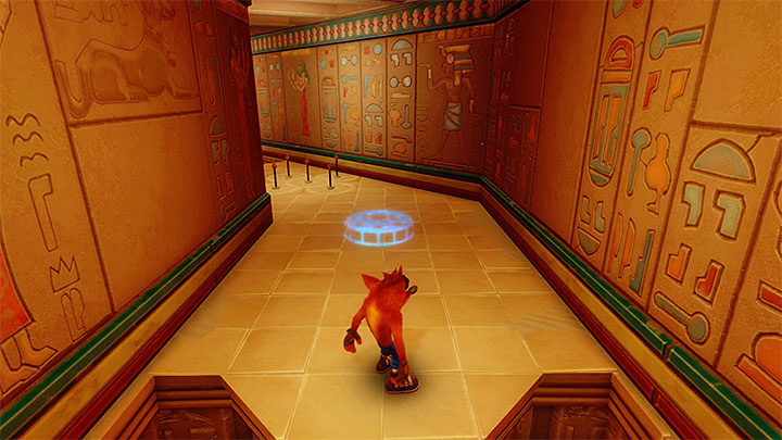 Docelowo dotrzesz do miejsca z powyższego obrazka - Sphynxinator | Crash Bandicoot 3 | Opis przejścia | Crash N. Sane Trilogy - Crash Bandicoot N. Sane Trilogy - poradnik do gry