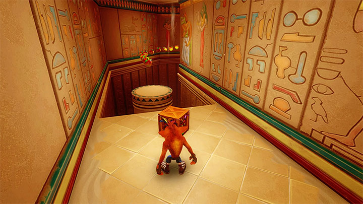 Zajmij się badaniem korytarzy zlokalizowanych za platformą przenoszącą do opisanej wyżej sekretnej lokacji - Sphynxinator | Crash Bandicoot 3 | Opis przejścia | Crash N. Sane Trilogy - Crash Bandicoot N. Sane Trilogy - poradnik do gry