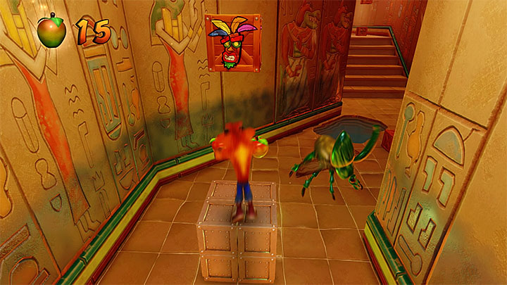 Po powrocie do głównej części grobowca wyrusz dalej - Tomb Wader | Crash Bandicoot 3 | Opis przejścia | Crash N. Sane Trilogy - Crash Bandicoot N. Sane Trilogy - poradnik do gry