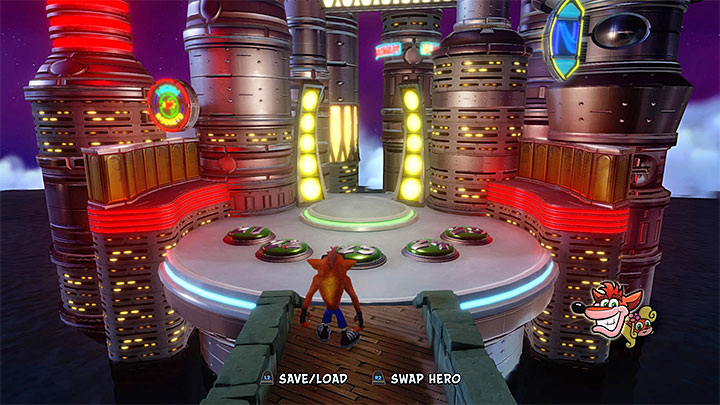Piąty obszar z portalami - Lokacja futurystyczna | Crash Bandicoot 3 | Opis przejścia - Crash Bandicoot N. Sane Trilogy - poradnik do gry
