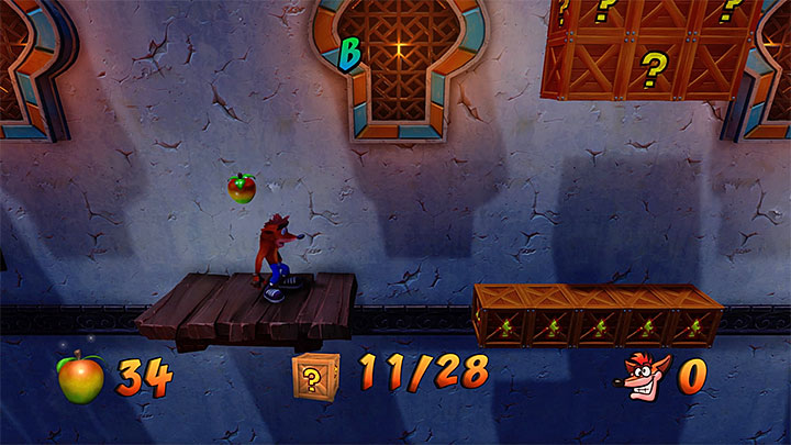 Docelowo zajmij się eksploracją obszarów na lewo od miejsca ukończenia ścieżki śmierci - Flaming Passion | Crash Bandicoot 3 | Opis przejścia | Crash N. Sane Trilogy - Crash Bandicoot N. Sane Trilogy - poradnik do gry