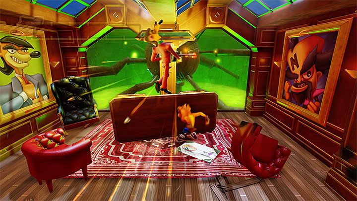 Zaatakuj bossa gdy ponownie zatnie mu się broń - Pinstripe Potoroo | Crash Bandicoot - walki z bossami - Crash Bandicoot N. Sane Trilogy - poradnik do gry