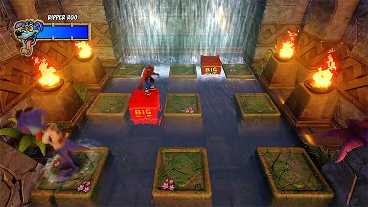 Wskocz na chwilę na czerwoną skrzynię żeby rozpoczęło się odliczanie - Ripper Ruined | Crash Bandicoot - Trofea - Crash Bandicoot N. Sane Trilogy - poradnik do gry