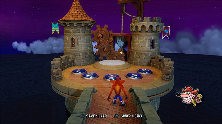 Obszar z pięcioma pierwszymi portalami - Średniowiecze - opis lokacji | Crash Bandicoot 3 | Opis przejścia - Crash Bandicoot N. Sane Trilogy - poradnik do gry