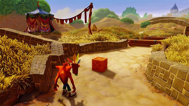 Podążaj wiejską dróżką i niszcz po drodze wszystkie skrzynie - Toad Village | Crash Bandicoot 3 | Opis przejścia | Crash N. Sane Trilogy - Crash Bandicoot N. Sane Trilogy - poradnik do gry