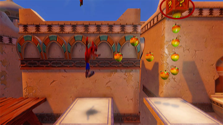 Wyrusz dalej w prawo i pozbądź się po drodze jeszcze jednego wroga na latającym dywanie - Hang Em High | Crash Bandicoot 3 | Opis przejścia - Crash Bandicoot N. Sane Trilogy - poradnik do gry