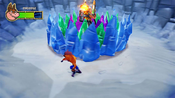 Dalsza część pojedynku ma zbliżony przebieg i jedyna różnica dotyczy bombardowań - Pentas Revenge | Crash Bandicoot 3 | Trofea - Crash Bandicoot N. Sane Trilogy - poradnik do gry