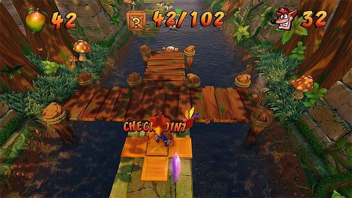 Po powrocie do głównej rzeki wyrusz dalej - Air Crash | Ice Warp Room | Opis przejścia | Crash Bandicoot N. Sane Trilogy - Crash Bandicoot N. Sane Trilogy - poradnik do gry