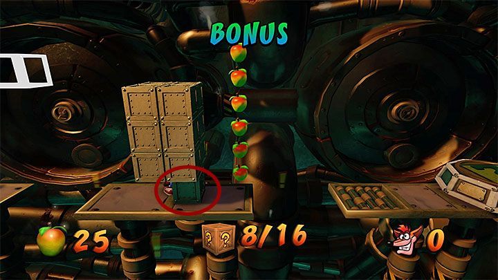 Po powrocie do głównej części kanałów wyrusz dalej i po drodze niszcz oczywiście nowe drewniane skrzynie - Sewer or Later | Sewer Warp Room | Opis przejścia | Crash N. Sane Trilogy - Crash Bandicoot N. Sane Trilogy - poradnik do gry