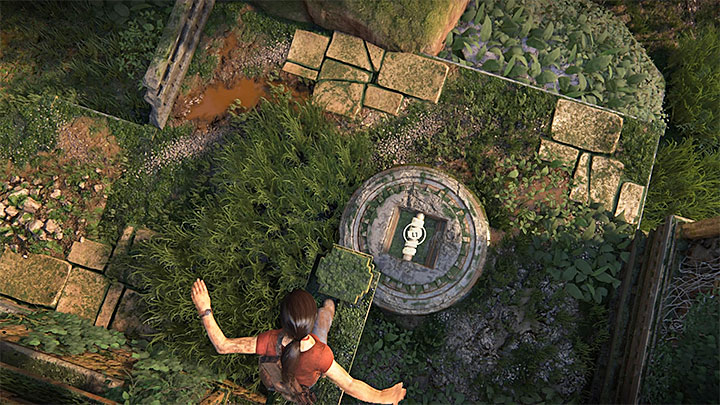 Token ten odnajduje się w małych ruinach zlokalizowanych w centralnej części mapy - 4 - Odnalezienie 11 tokenów i zdobycie Rubinu Królowej | Opis przejścia - Uncharted: Zaginione Dziedzictwo - poradnik do gry