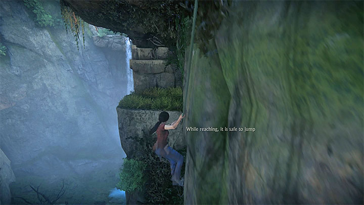 Biegaj po ścianie aż będziesz mógł doskoczyć do nowej półki - 3 - Powrót do korzeni | Opis przejścia Uncharted Zaginione Dziedzictwo - Uncharted: Zaginione Dziedzictwo - poradnik do gry