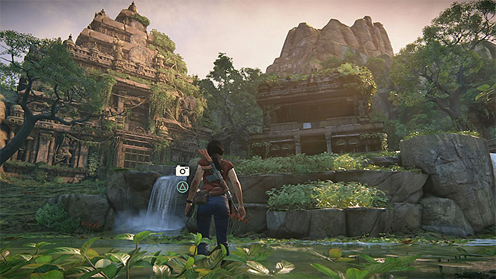 Odblokowaniem drugiego sekretu w ruinach najlepiej jest z kolei zająć się dopiero po ich całkowitym zabezpieczeniu - 3 - Powrót do korzeni | Opis przejścia Uncharted Zaginione Dziedzictwo - Uncharted: Zaginione Dziedzictwo - poradnik do gry