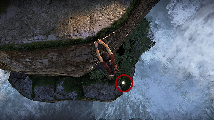 Zdobycie tego sekretu nie jest łatwe, gdyż jest on na pozornie niedostępnej skalnej półce - 4 - Ghaty Zachodnie - Skarby | Sekrety Uncharted Zaginione Dziedzictwo - Uncharted: Zaginione Dziedzictwo - poradnik do gry