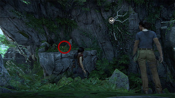 Wyrusz dalej główną ścieżką i wdrap się na wyższą skałę - 6 - Strażnik bramy (The Gatekeeper) | Uncharted Zaginione Dziedzictwo - Uncharted: Zaginione Dziedzictwo - poradnik do gry