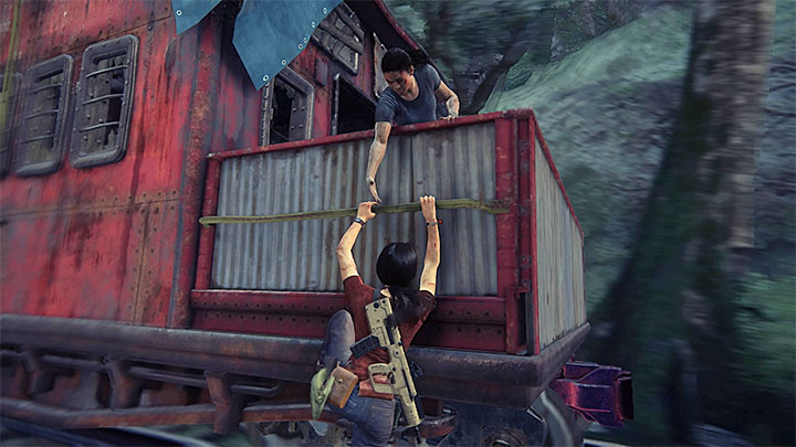 Przeskocz z jeepa na ostatni wagon - 9 - Ostatnia stacja - End of the Line | Opis przejścia - Uncharted: Zaginione Dziedzictwo - poradnik do gry
