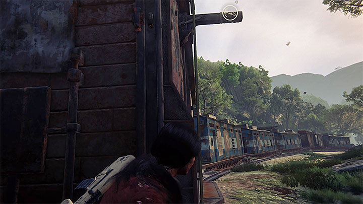 Przy niektórych wagonach są zaczepy - 9 - Ostatnia stacja - End of the Line | Opis przejścia - Uncharted: Zaginione Dziedzictwo - poradnik do gry