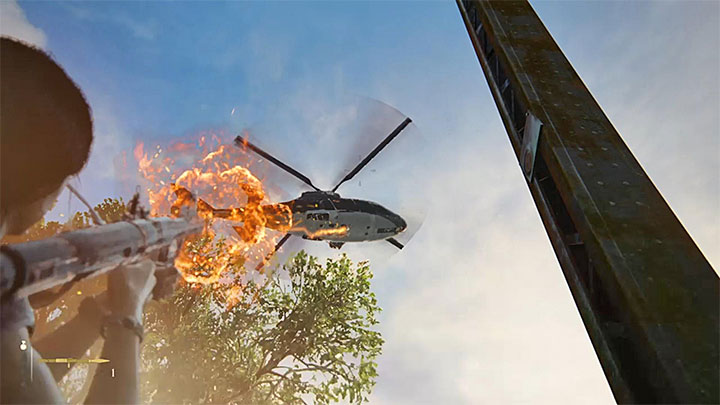 Użyj dwóch rakiet na śmigłowcu - Tuż pod nosem (Right Under Your Nose) | Poradnik do trofeów - Uncharted: Zaginione Dziedzictwo - poradnik do gry