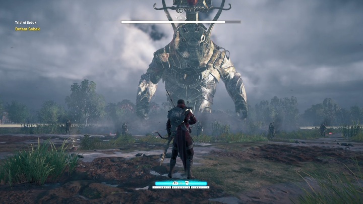 Kolejnym rodzajem przeciwników są wojownicy Sobka - Próby Bogów (Trials of the Gods) - walka z Anubis, Sobek, Sechmet - Assassins Creed Origins - poradnik do gry