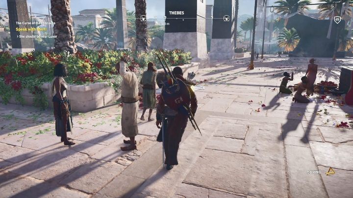 Udaj się do Merti - Jak zacząć zabawę z AC Origins Curse of the Pharaohs? - Assassins Creed Origins - poradnik do gry
