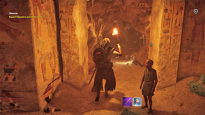 Dotrzyj do sali z klatką, którą należy przesunąć - Siwa Zadania poboczne, mapa questów | Solucja Assassins Creed Origins - Assassins Creed Origins - poradnik do gry