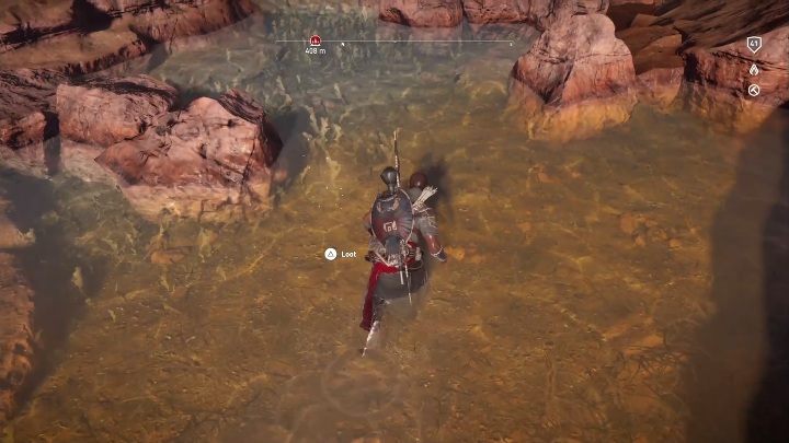 Rozwiązanie zagadki znajduje się na środku jeziora - Papirusy Madiama Nome | Papirusy w The Hidden Ones - Assassins Creed Origins - poradnik do gry