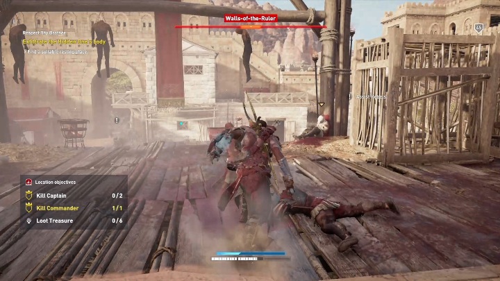 Misja Respect Thy Brother polega na zabraniu zwłok mężczyzny obozu wroga - Madiama Nome questy | Zadania poboczne | Solucja - Assassins Creed Origins - poradnik do gry