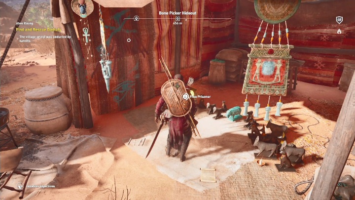 Dowiesz się, że bandyci porwali księdza - Świat Atona | Zadania główne, solucja Curse of the Pharaohs - Assassins Creed Origins - poradnik do gry