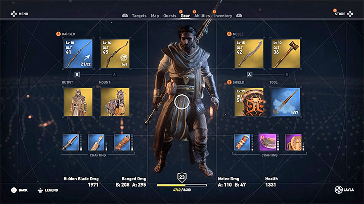 Otwórz okno inwentarza (zakładka Gear) i skorzystaj z następującej kombinacji przycisków - Zmiana fryzury w Assassins Creed Origins. Jak przywrócić włosy bohaterowi gry? - Assassins Creed Origins - poradnik do gry