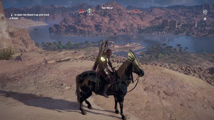 Zakup tego wierzchowca spowoduje, że dostaniesz osiągnięcie - Mroczny Wierzchowiec - Jak zdobyć Wiecznego Przeżuwacza w AC Origins The Curse of the Pharaohs? - Assassins Creed Origins - poradnik do gry